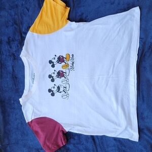 DISNEY Mickey cropped t-shirt